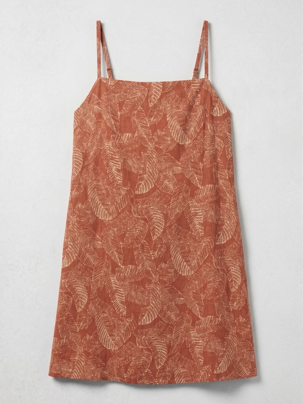 Tropical Linen Mini Dress